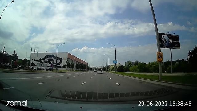 По городу Минску из Минского аэропорта. 29 июня 2022 года. смотреть онлайн