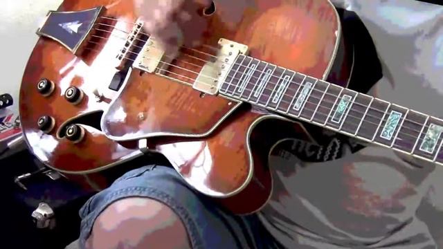 Ibanez AF95 melts metal pt 1 смотреть онлайн