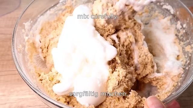 Haferflocken und 3 Äpfel. Rezept für Apfelkuchen ohne Mehl! Zuckerfrei! смотреть онлайн