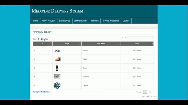 Medicine Delivery System | PHP and MySQL Project Source Code | PHP MySQL CRUD Project смотреть онлайн
