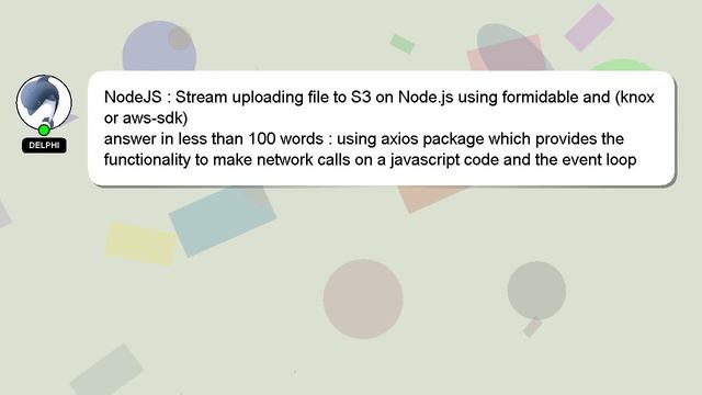 NodeJS : Stream uploading file to S3 on Node.js using formidable and (knox or aws-sdk) смотреть онлайн
