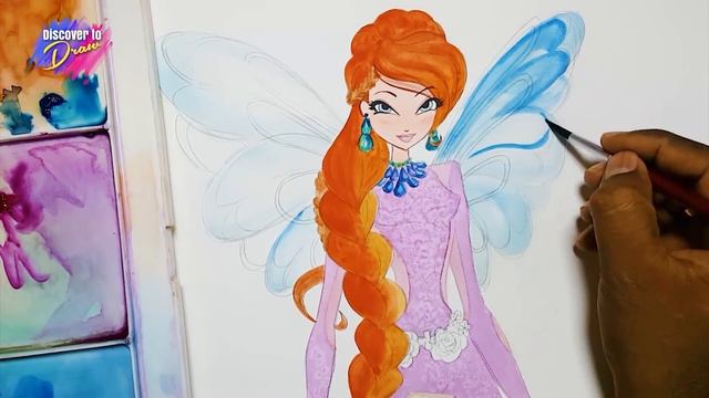 Drawing winx club onyrix bloom смотреть онлайн
