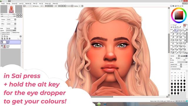 Hair Strands ? Mini Tumblr Sims 4 Edit Tutorial смотреть онлайн
