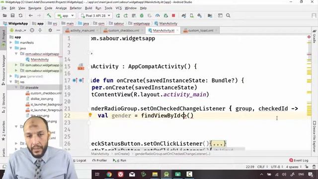 45 Android Kotlin WidgetsApp RadioGroup, RadioButton setOnCheckedChangeListener Programming смотреть онлайн