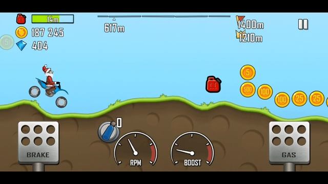 Конец трассы Hill Climb Racing, Машинки u мотоциклы для детей смотреть онлайн