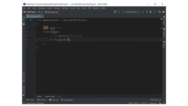 Kotlin Tutorial: when statement | kotlin when() with example смотреть онлайн