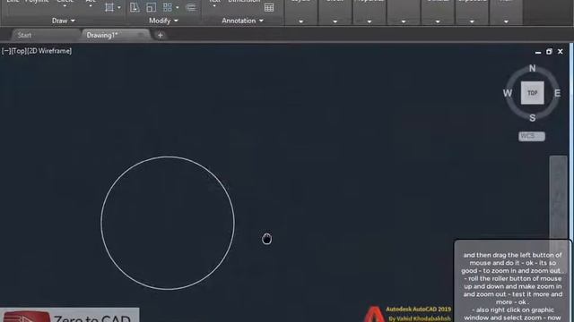 LESSON 01 : INTRO AutoCAD 2019 (www.zerotoCAD.com) смотреть онлайн