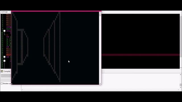 Ascii 3D Maze made on C++ смотреть онлайн