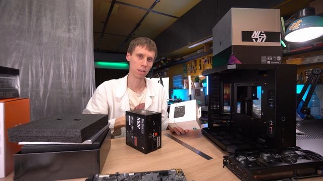 жарим RYZEN 7500f в УЗКОМ корпусе