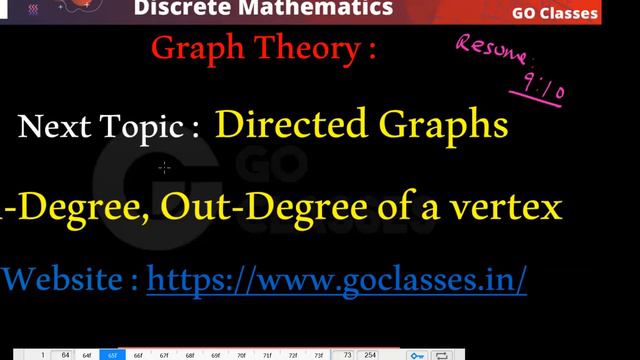 Graph Theory Lecture 2 - Degree Summation, Walk, Cycle, Path, Trail | GO Classes | Deepak Poonia смотреть онлайн