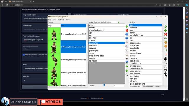 Stable-Diffusion: Advanced Captioning (Booru Dataset Tag Manager) смотреть онлайн