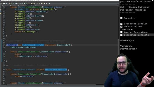 ACRESCENTE funcionalidades com DECORATOR ao invés de usar HERANÇA! смотреть онлайн