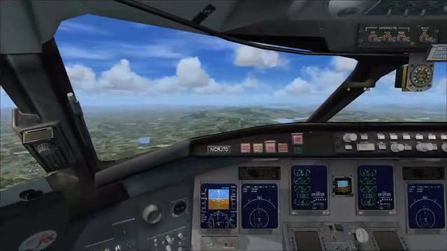 Тренировочный полет в MFS X