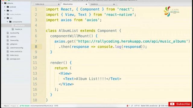 LEGACY HTTP Requests with React Native Network Requests Part 190 смотреть онлайн
