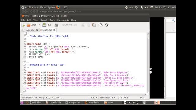 How to manually install Cacti in Ubuntu - Part 2 смотреть онлайн