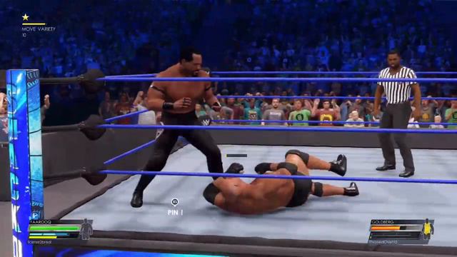 Wwe 2k23 Farooq aka Ron Simmons vs Goldberg Gameplay смотреть онлайн