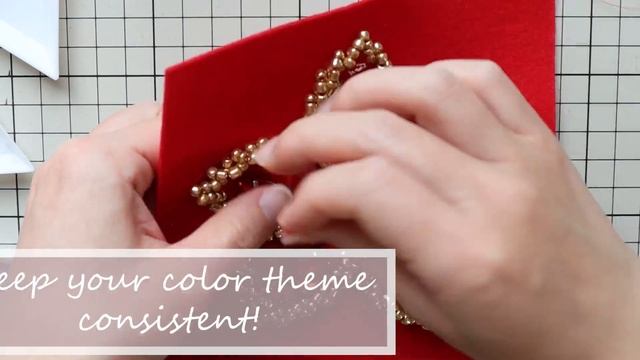 DIY Beaded Poinsettia Applique смотреть онлайн