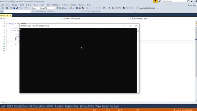 Build your first .Net Core console app смотреть онлайн
