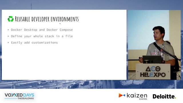 Voxxed Thessaloniki 2022 - Local dev with Docker and containers смотреть онлайн