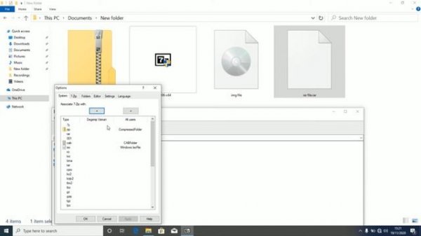 set 7zip as default in windows 7,8 & 10