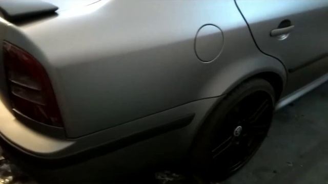 Car wrapping - octavia - anthracite grey matte-by tsakmakis смотреть онлайн