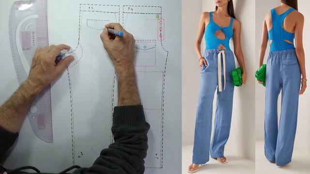 моделируем брюки modelado de pantalón #курсыкройкиишитья #валерийпрокудиншитьё #diseño смотреть онлайн