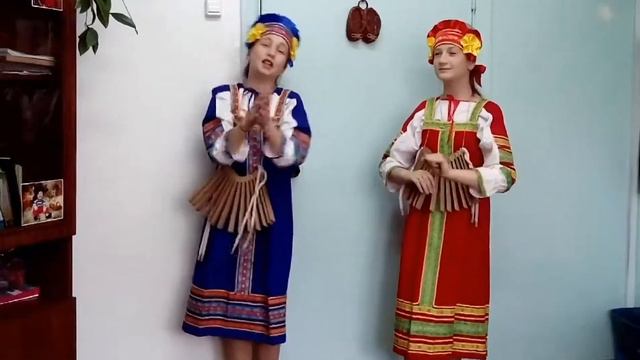 Шевченко Валерия и Чуканова Яна русская народная прибаутка "Патока с имбирем" смотреть онлайн