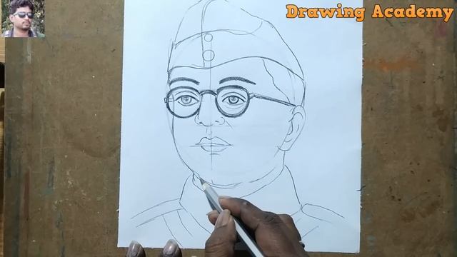 subhash chandra bose drawing step by step,netaji subhash chandra bose drawing,how to draw netaji смотреть онлайн