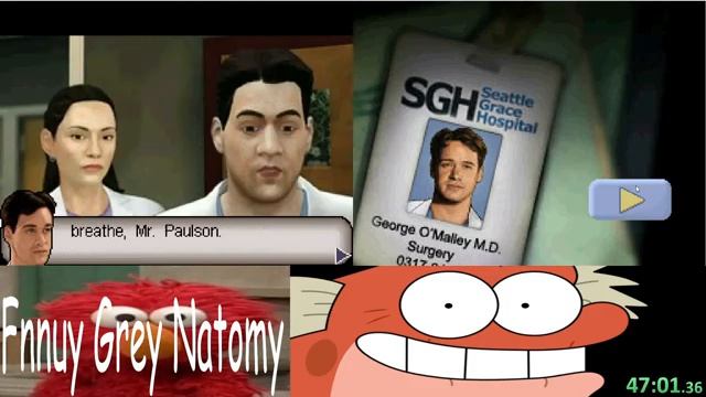 Grey's Anatomy The Video Game (DS) Speedrun 1:33:08 смотреть онлайн