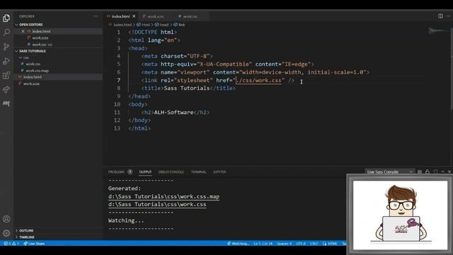 Learning SASS tutorials - lesson 2 - Get Started - Variables || دروس تعلم ساس смотреть онлайн