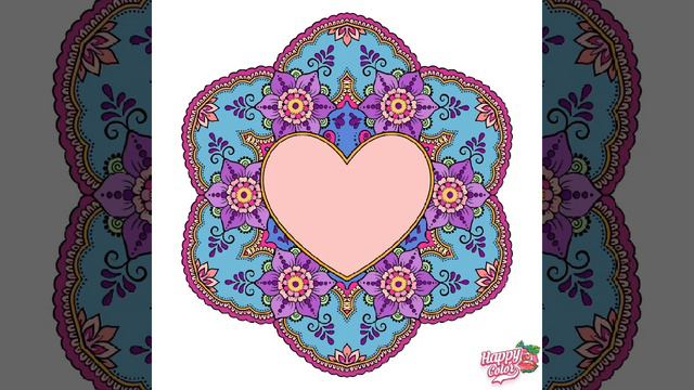 Coloring Mandala Compilation 001 - Happy Color смотреть онлайн