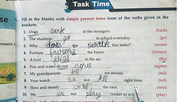 Class-6,Lesson-12,Simple Present /Indefinite Tense, Mittsure complete exercise by Mukesh Soni смотреть онлайн