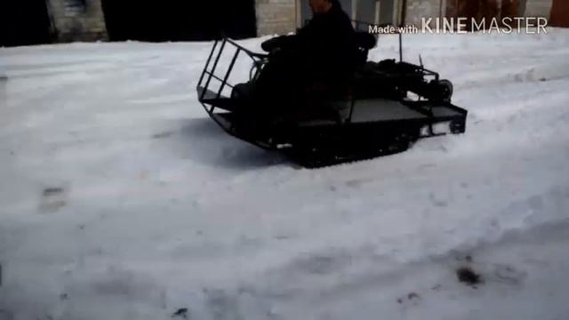 Двухгусеничный снегоход смотреть онлайн