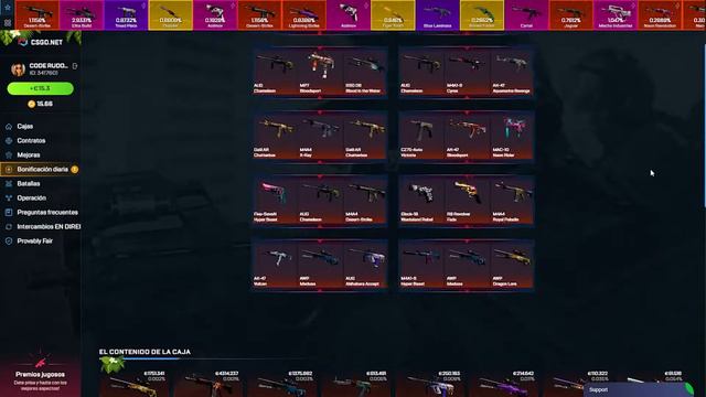 UPGRADES ARRIESGADOS en CSGONET con 500€ !! 🧡 ( +40% CSGONET PROMO CODE ) смотреть онлайн