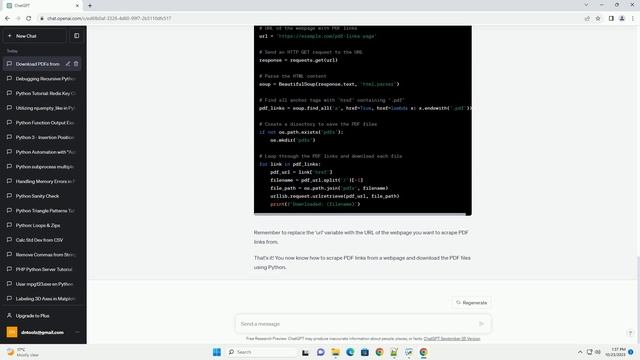 How to Download PDFs from Scraped Links Python смотреть онлайн