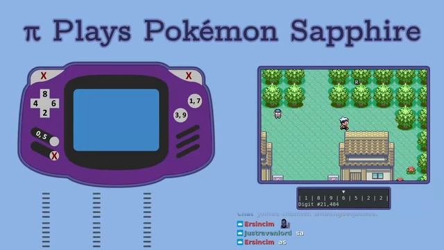 CAN THE NUMBER π BEAT POKÉMON? | Pi Plays Pokémon Sapphire - Stream #1 Part 1 смотреть онлайн