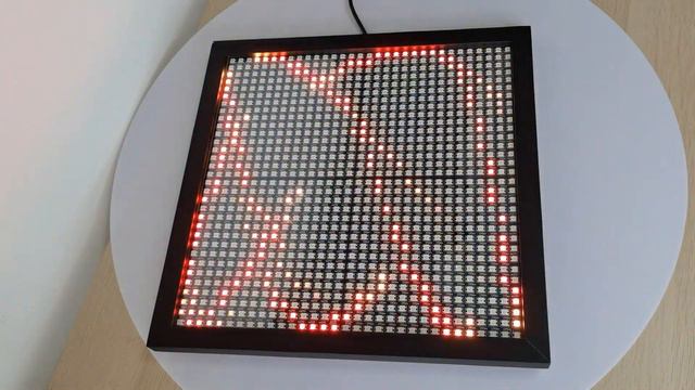 1024 LED Matrix 32x32 DIY Install WLED on an ESP32 Board Control Addressable LEDs No Soldering смотреть онлайн