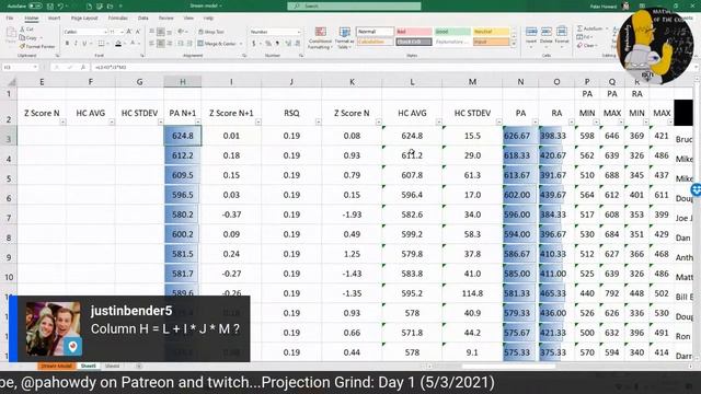 NFL Projections model in excel: Day 1 смотреть онлайн
