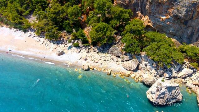 Дикий пляж Beldibi. Турция | The Wild Beach Beldibi, Turkey | 4k смотреть онлайн