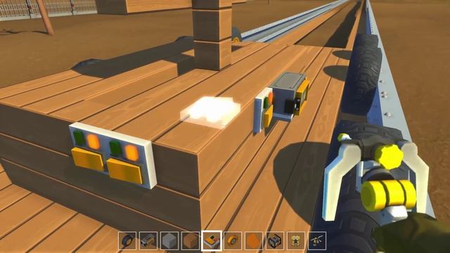 Scrap Mechanic Gameplay #18 — ДРЕЗИНА НА РЕЛЬСАХ