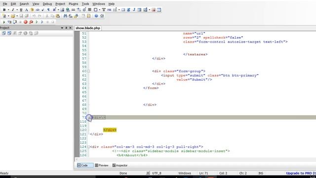Laravel 5.5 tutorial 52 how to include custom codes in partials folder смотреть онлайн