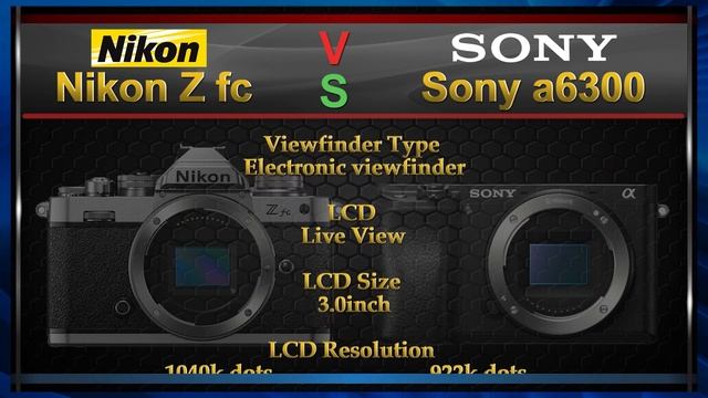 Nikon Z fc vs Sony a6300 Comparison Video (Spec Comparison) смотреть онлайн