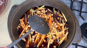 Lazer grunchidan Juda-juda mazali Osh tayyorlash//В необычном стиле//Preparation of Uzbek soup