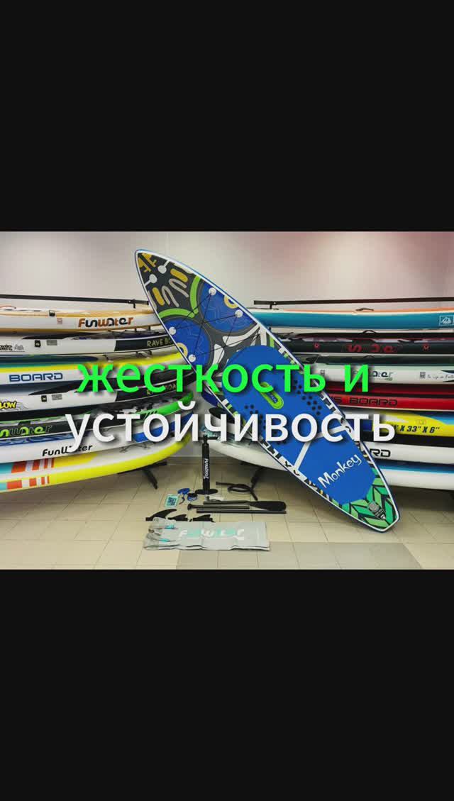 Надувная доска funwater MONKEY САП борд смотреть онлайн