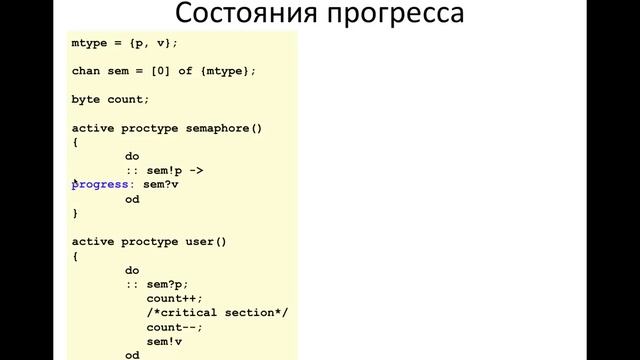 5.3 Ассерты. Останов. Циклы бездействия. Справедливость. смотреть онлайн