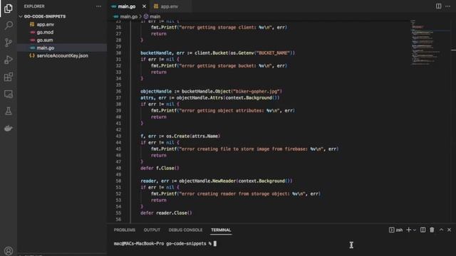 Go + Firebase File Download смотреть онлайн