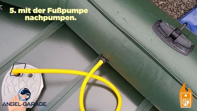 Allroundmarin Kiwi 260 Schlauchboot Aufbau Montage by Angel-Garage.DE смотреть онлайн