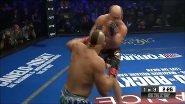 Смешанные боевые искусства. Чак Лидделл-Тито Ортиз 3. Окончание боя.