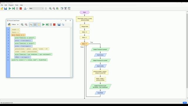 Dal diagramma a Python - ciclo while смотреть онлайн