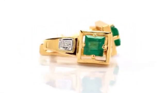 Серьги Т141026290 изумруд. Ювелирные изделия KARATOV смотреть онлайн